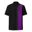 Baphomet Button Shirt in Purple Reign