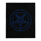 Ungodly Leviathan's Rage Baphomet Throw Blanket