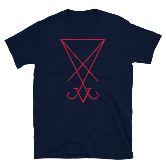 Lucifer Sigil Red Graphic Shirt