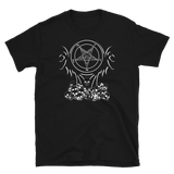 White Satanic Phoenix Graphic Shirt