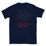 Red Satanic Phoenix Graphic Shirt