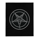 Ungodly Classic Baphomet Throw Blanket