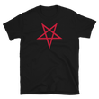 Red Inverted Star Graphic Shirt