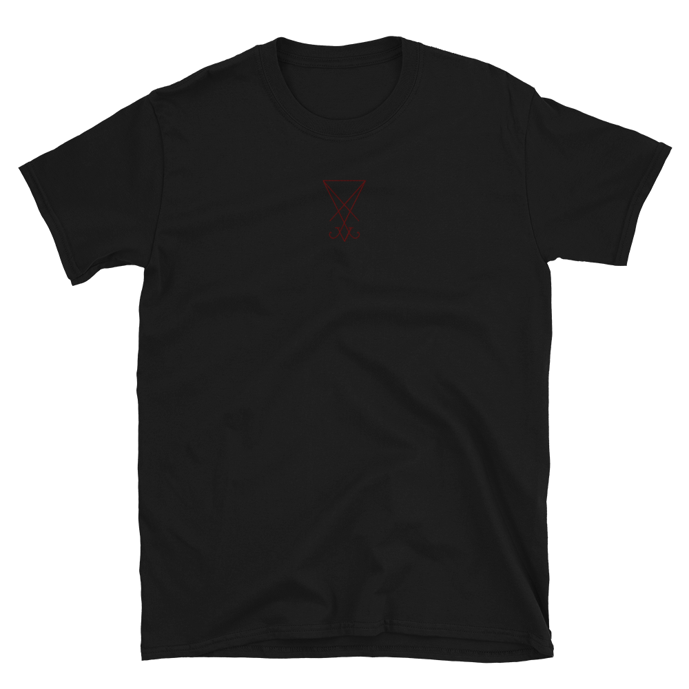Embroidered Ungodly Lucifer Sigil shirt
