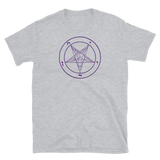 Purple Baphomet Graphic Shirt
