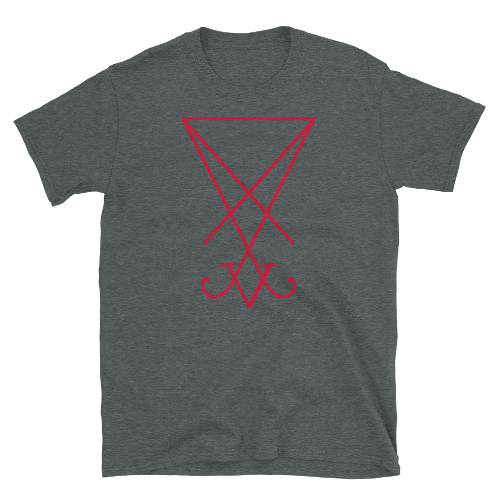 Lucifer Sigil Red Graphic Shirt